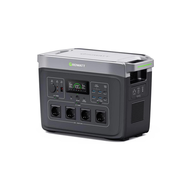 Growatt INFINITY 2000 PRO (EU): 2048 Wh, LiFePO₄, выход 2400 Вт, пик 4800 Вт Growatt фото