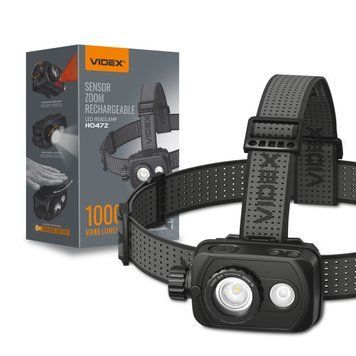 Налобный светодиодный фонарик VIDEX VLF-H047Z 1000Lm 5000K VLF-H047Z фото