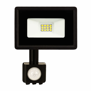 Світодіодний прожектор BIOM 10W S6-SMD-10-Slim+Sensor 6200К 220V IP65 с 24500B фото