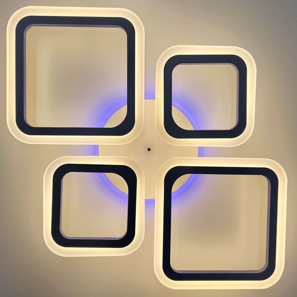 Светильник потолочный LED LUMINARIA OVAL RGB 60W 4S1R WHITE (с пультом). Площадь: до 18 м&sup2; LUMINARIA OVAL RGB 60W фото