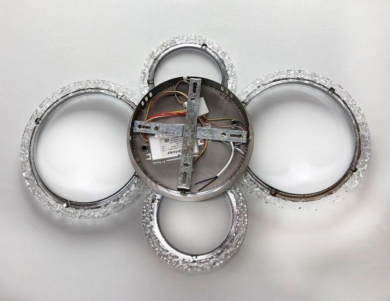 Світильник світлодіодний стельовий LUMINARIA EUROPA 60W 4R 612/425 CHROME/ICE 220V IP20 з пультом ДУ EUROPA 60W 4R 612/425 CHROME/ICE фото