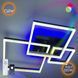 Светильник потолочный светодиодный LUMINARIA GENNY SQUARE RGB 105W 4S 645x618 BLACK 220V IP20 с пультом ДУ GENNY SQUARE  BLACK фото 1