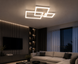 Світильник світлодіодний стельовий LUMINARIA GENNY SQUARE RGB 105W 4S 645x618 WHITE 220V IP20 з пультом ДУ GENNY SQUARE WHITE фото 1