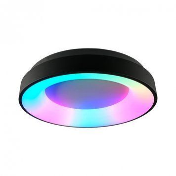 LED світильник VIDEX EDGE-RC-72W-BLACK з пультом, для дому та офісу VLE-ERC-RGB-72B фото