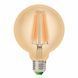 LED Лампа EUROLAMP филамент G95-8W-E27-4000K-(deco) LED-G95-08274(Amber) фото 1