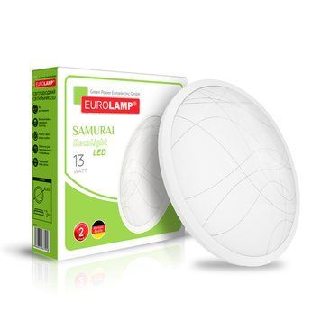 Светодиодный LED Светильник EUROLAMP круглый накладной матовый Samurai T23 13W 4000K LED-NLR-13W-T23 фото