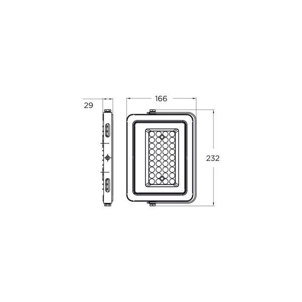 Светодиодный EUROLAMP LED SMD черный Прожектор с радиатором 150W 6500K LED-FL-150(B) фото