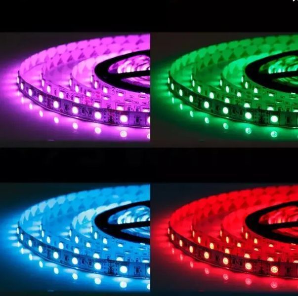 Світлодіодна стрічка OEM ST-12-5050-60-RGB-65, герметична, 1м 15304 фото
