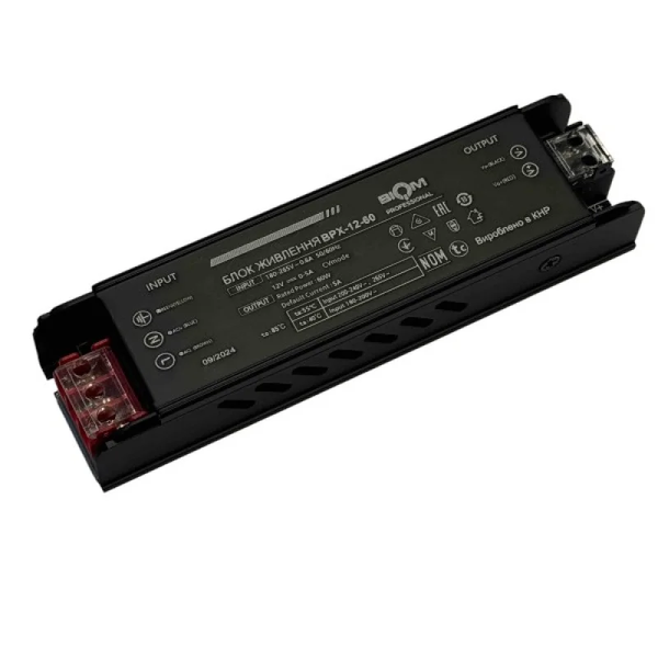 Блок питания BIOM Professional DC12 60W BPX-12-60 5А 24488 фото