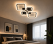 Светильник потолочный светодиодный LUMINARIA OVAL 80W 4S RC 725/423 BLACK 220V IP20 с пультом ДУ OVAL 80W 4S RC 725/423 BLACK  фото 1