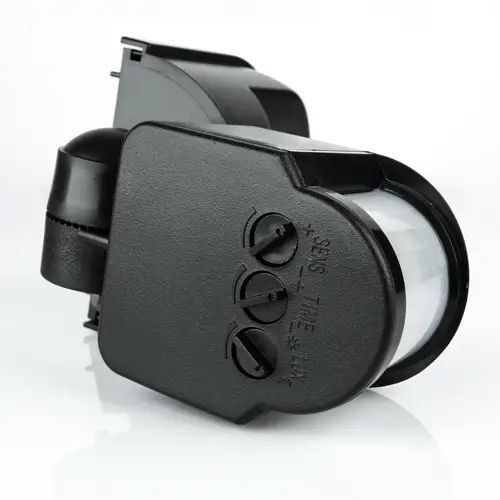 Инфракрасный датчик движения BIOM IRM-02B max 1200Вт 180&deg;, настенный,черный 18915 фото