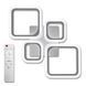 Світильник LED стельовий LUMINARIA OVAL 80W 4S WHITE (з пультом) OVAL 80W 4S WHITE фото 1